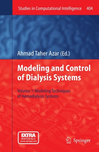 Cover image: Modelling and Control of Dialysis Systems 9783642274572