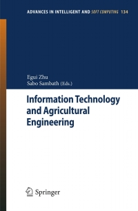 Cover image: Information Technology and Agricultural Engineering 1st edition 9783642275364