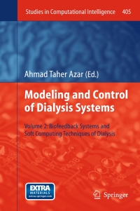 Cover image: Modeling and Control of Dialysis Systems 9783642275579