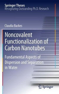 Imagen de portada: Noncovalent Functionalization of Carbon Nanotubes 9783642275814