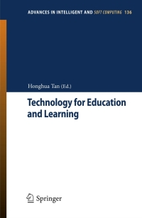 Imagen de portada: Technology for Education and Learning 1st edition 9783642277108