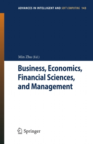 Immagine di copertina: Business, Economics, Financial Sciences, and Management 1st edition 9783642279652