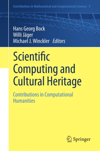 Cover image: Scientific Computing and Cultural Heritage 9783642280207