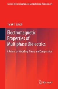 Titelbild: Electromagnetic Properties of Multiphase Dielectrics 9783642284267