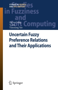 Cover image: Uncertain Fuzzy Preference Relations and Their Applications 9783642284472