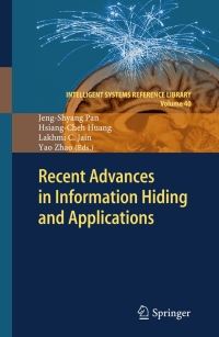 Immagine di copertina: Recent Advances in Information Hiding and Applications 9783642285790