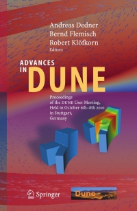 Cover image: Advances in DUNE 1st edition 9783642285882