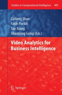 表紙画像: Video Analytics for Business Intelligence 1st edition 9783642285981