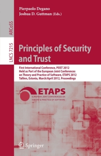 Omslagafbeelding: Principles of Security and Trust 1st edition 9783642286407