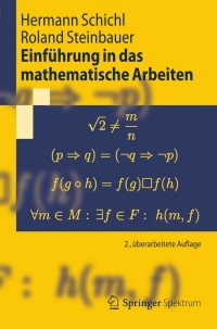 Imagen de portada: Einführung in das mathematische Arbeiten 2nd edition 9783642286452