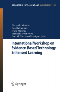 Cover image: International Workshop on Evidence-Based Technology Enhanced Learning 1st edition 9783642288005