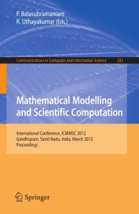 Cover image: Mathematical Modelling and Scientific Computation 1st edition 9783642289255