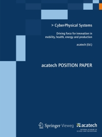 Imagen de portada: Cyber-Physical Systems 1st edition 9783642290893