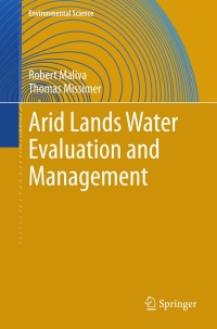 صورة الغلاف: Arid Lands Water Evaluation and Management 9783642291036