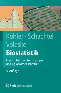表紙画像: Biostatistik 5th edition 9783642292705