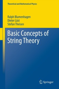 Imagen de portada: Basic Concepts of String Theory 9783642294969