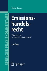Cover image: Emissionshandelsrecht 3rd edition 9783642296079