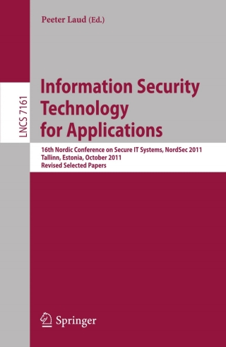 Cover image: Information Security Technology for Applications 1st edition 9783642296147