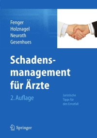 Imagen de portada: Schadensmanagement für Ärzte 2nd edition 9783642296390