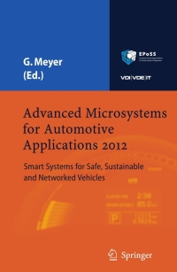 Immagine di copertina: Advanced Microsystems for Automotive Applications 2012 1st edition 9783642296727