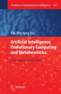 Imagen de portada: Artificial Intelligence, Evolutionary Computing and Metaheuristics 9783642296932
