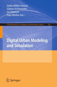 Cover image: Digital Urban Modeling and Simulation 1st edition 9783642297571