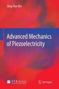 Cover image: Advanced Mechanics of Piezoelectricity 9783642297663