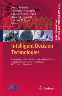 Cover image: Intelligent Decision Technologies 1st edition 9783642299193