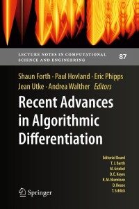 Cover image: Recent Advances in Algorithmic Differentiation 1st edition 9783642300226