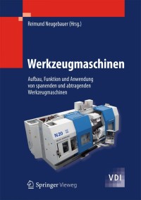 Titelbild: Werkzeugmaschinen 1st edition 9783642300776