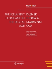 Cover image: The Icelandic Language in the Digital Age 1st edition 9783642301742