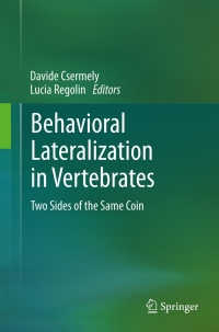 Immagine di copertina: Behavioral Lateralization in Vertebrates 9783642302022