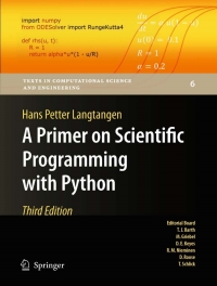 Titelbild: A Primer on Scientific Programming with Python 3rd edition 9783642302923