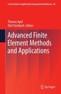Imagen de portada: Advanced Finite Element Methods and Applications 9783642303159