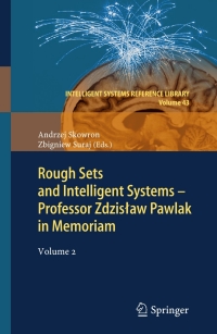 Cover image: Rough Sets and Intelligent Systems - Professor Zdzisław Pawlak in Memoriam 9783642303401