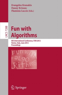 صورة الغلاف: Fun with Algorithms 1st edition 9783642303463