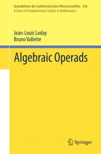 Cover image: Algebraic Operads 9783642303616