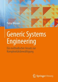 Cover image: Generic Systems Engineering 9783642303647