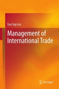 Cover image: Management of International Trade 9783642304026