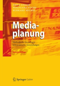 Cover image: Mediaplanung 6th edition 9783642306563