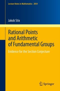 Cover image: Rational Points and Arithmetic of Fundamental Groups 9783642306730
