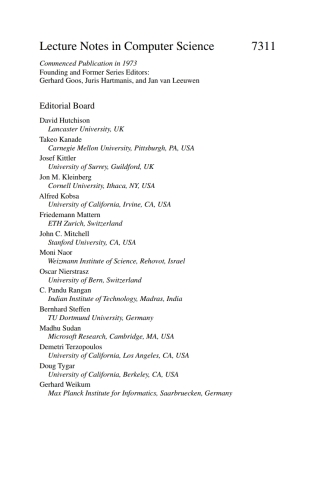 Cover image: Advances in Computational Intelligence 1st edition 9783642306860