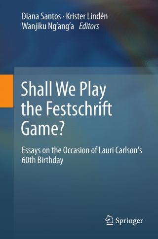 Cover image: Shall We Play the Festschrift Game? 9783642307720