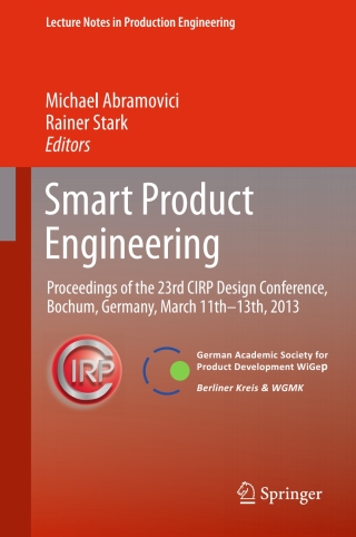 Cover image: Smart Product Engineering 9783642308161