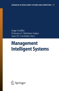 Omslagafbeelding: Management Intelligent Systems 1st edition 9783642308635