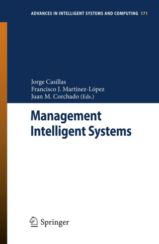 Imagen de portada: Management Intelligent Systems 1st edition 9783642308635