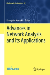 Imagen de portada: Advances in Network Analysis and its Applications 9783642309038