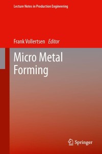 Cover image: Micro Metal Forming 9783642309151