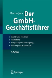 Cover image: Der GmbH-Geschäftsführer 4th edition 9783642309250