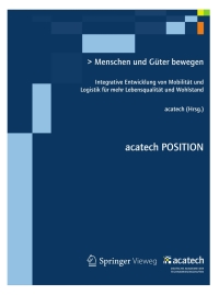 Cover image: Menschen und Güter bewegen 1st edition 9783642309274